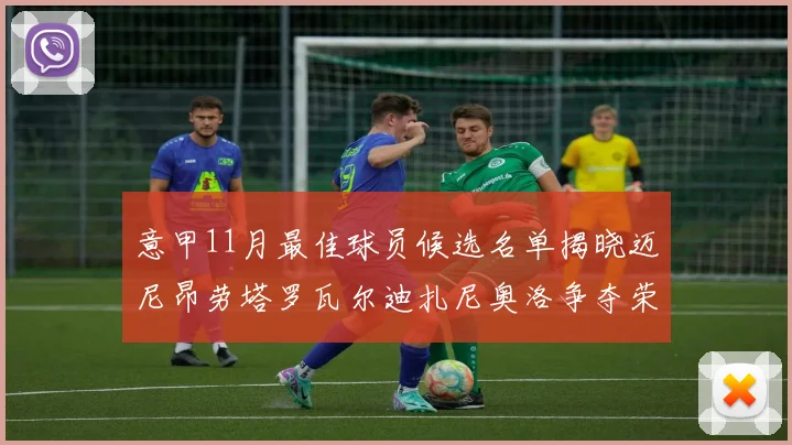 意甲11月最佳球员候选名单揭晓迈尼昂劳塔罗瓦尔迪扎尼奥洛争夺荣誉